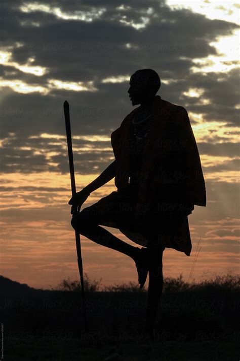 masai silhouettes.